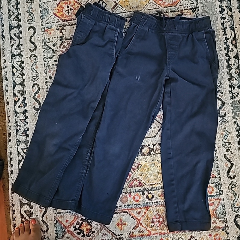 Kids size xs 4-5 uniform pants with elastic waist - Picture 5 of 11